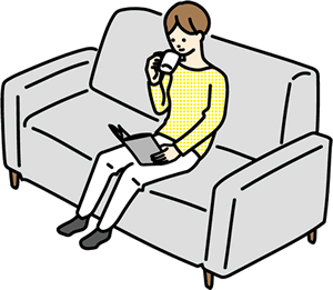 コーヒーと紅茶のイラスト